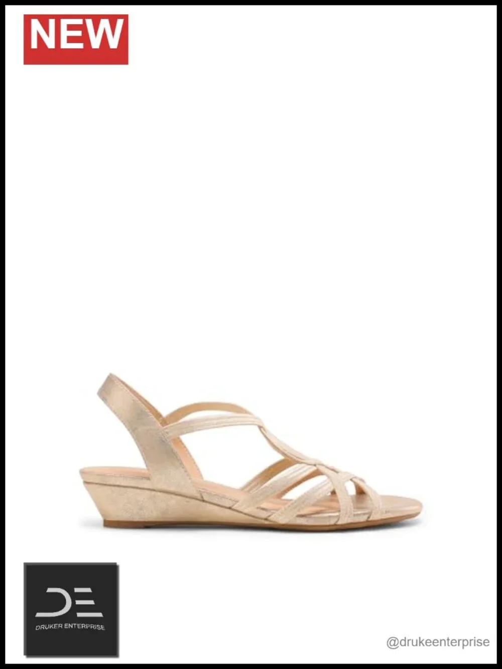 Strappy Wrapped Dressy Wedge Sandals Low Heel Casual Summer Shoes
